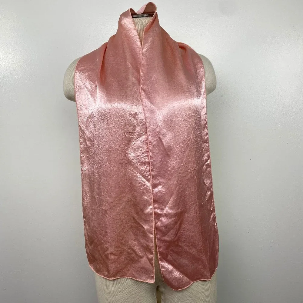 Pink Satiny Scarf 8.5